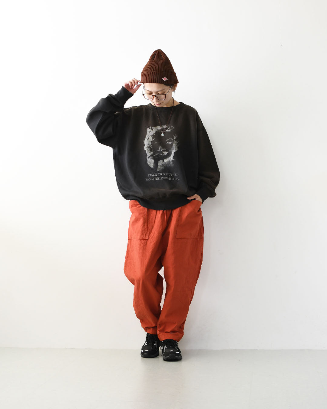 prit [プリット] 40/1二重織接結サルエルパンツ [p70729] サルエルパンツ・LADY'S [2026AW]
