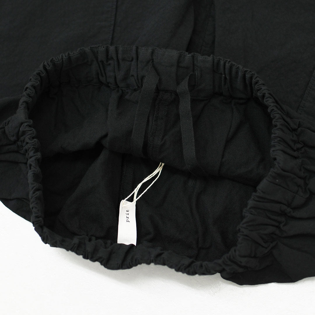 prit [プリット] 40/1二重織接結サルエルパンツ [p70729] サルエルパンツ・LADY'S [2026AW]
