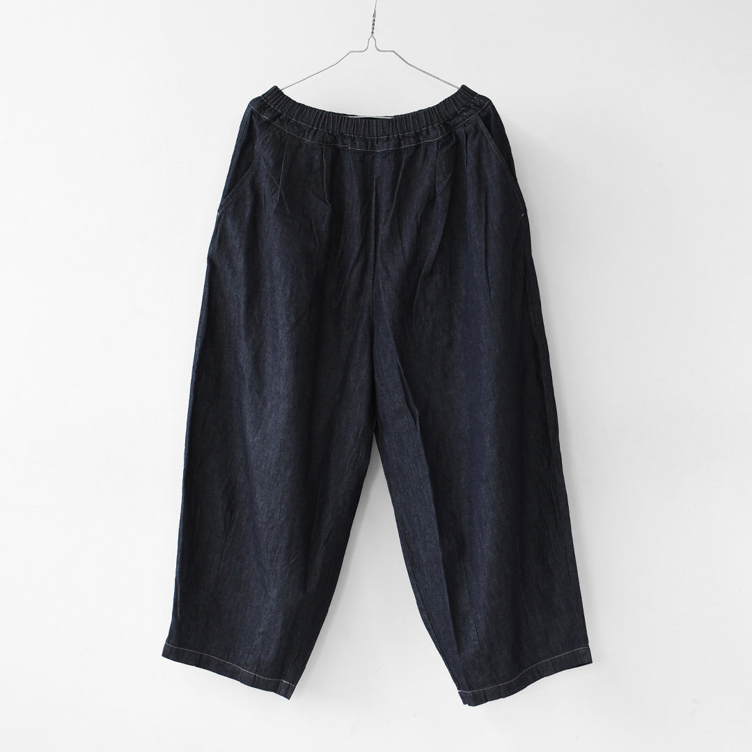 prit [プリット] 6ozデニムボールパンツ [P70735] ボールパンツ・ワイドシルエット・ゆったりサイズ・ワイド・リラックスパンツ・LADY'S [2026AW]