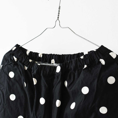 prit [プリット] 馬布ドットプリントワイドパンツ [P71504] バフドットプリントワイドパンツ [2025SS]