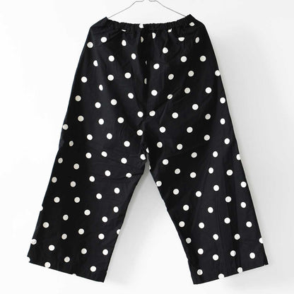prit [プリット] 馬布ドットプリントワイドパンツ [P71504] バフドットプリントワイドパンツ [2025SS]
