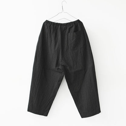 prit [プリット] 綿麻シャドウチェックワンタックバギーパンツ [P71521]  [2025SS]