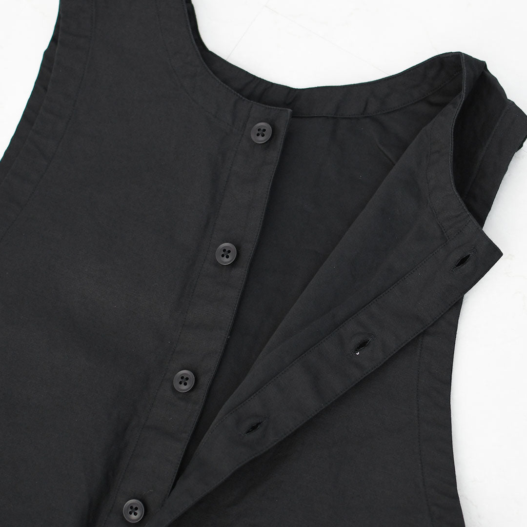 prit [プリット] コットンリネンライトバックサテンオールインワン [P71603] オールインワン・コットンリネン・ゆったりシルエット・LADY'S [2026SS]