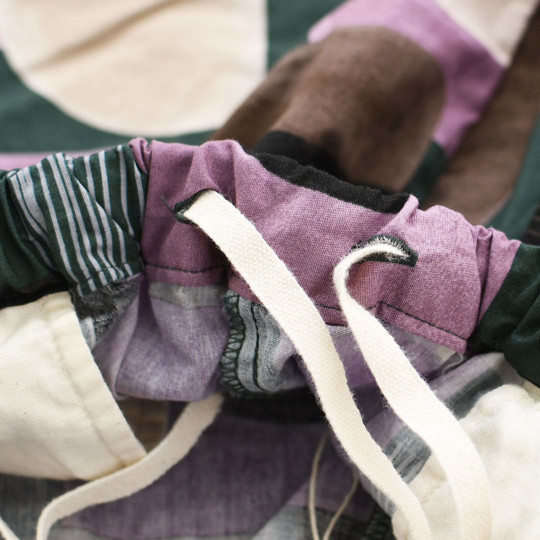 prit [プリット] 40/1ブロードコラージュプリントワイドパンツ [P71621] イージーパンツ・リラックスパンツ・ゆったっりシルエット・ワイド・柄パンツ・綿パンツ・LADY'S [2026SS]