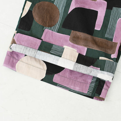 prit [プリット] 40/1ブロードコラージュプリントワイドパンツ [P71621] イージーパンツ・リラックスパンツ・ゆったっりシルエット・ワイド・柄パンツ・綿パンツ・LADY'S [2026SS]