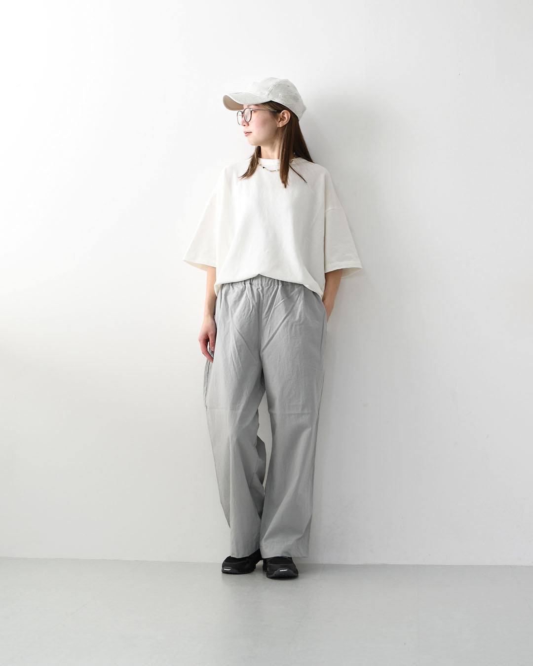 prit [プリット] コットンナイロン高密度平織パジャマパンツ [P71624] パジャマパンツ・リラックスパンツ・コットンナイロン・LADY'S [2026SS]