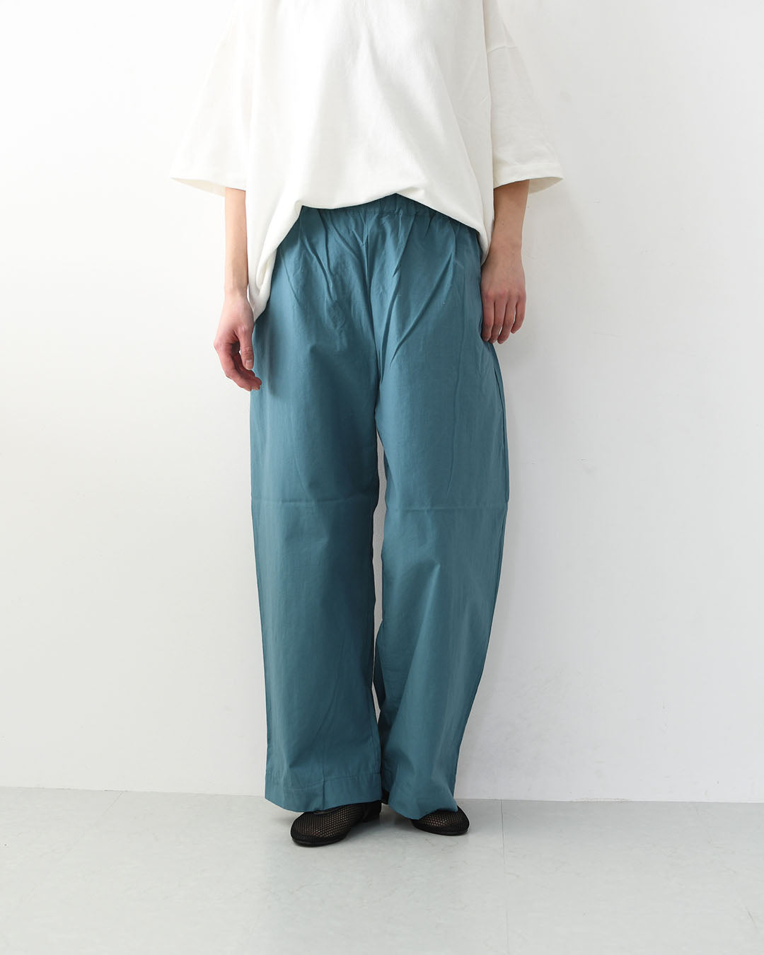 prit [プリット] コットンナイロン高密度平織パジャマパンツ [P71624] パジャマパンツ・リラックスパンツ・コットンナイロン・LADY'S [2026SS]