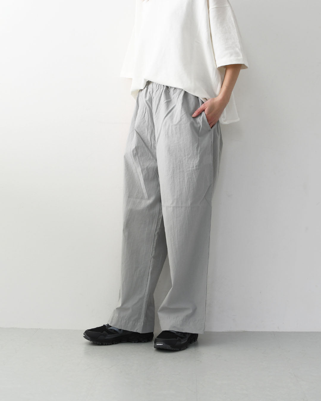 prit [プリット] コットンナイロン高密度平織パジャマパンツ [P71624] パジャマパンツ・リラックスパンツ・コットンナイロン・LADY'S [2026SS]