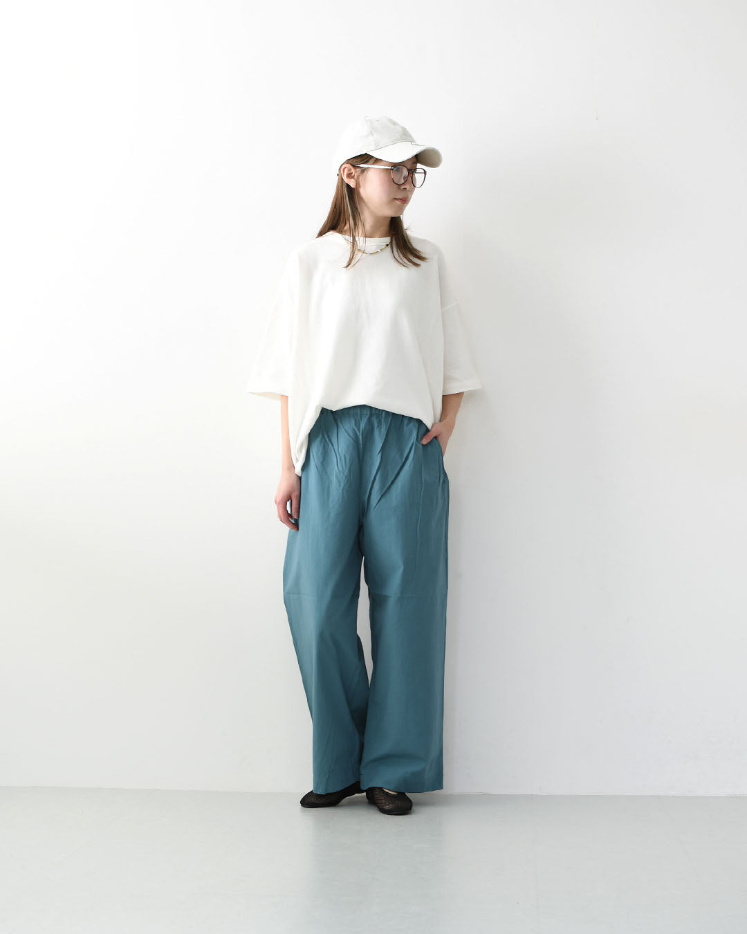 prit [プリット] コットンナイロン高密度平織パジャマパンツ [P71624] パジャマパンツ・リラックスパンツ・コットンナイロン・LADY'S [2026SS]