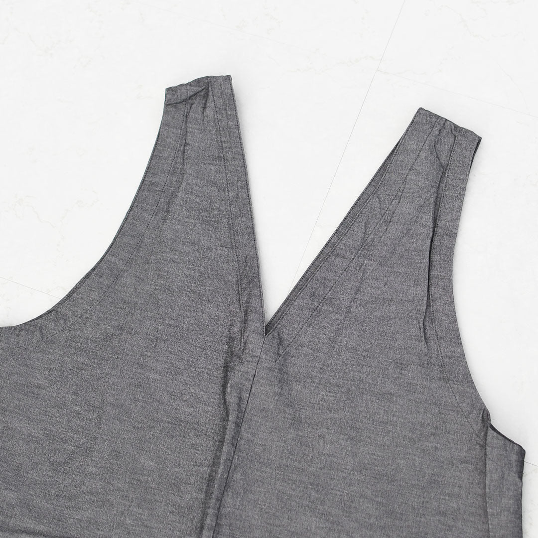 prit [プリット] 綿麻ストレッッチVネックオールインワン [P71629] オールインワン・Vネック・ゆったりシルエット・LADY'S [2026SS]