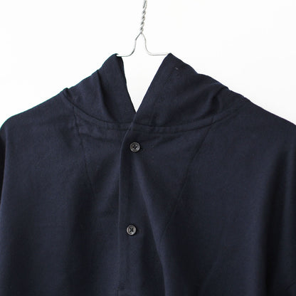 prit [プリット] 2/48ウール綾織フードプルオーバーシャツ [P80620] フード付きシャツ・ウールシャツ・ゆったりシルエット・LADY'S [2025AW]