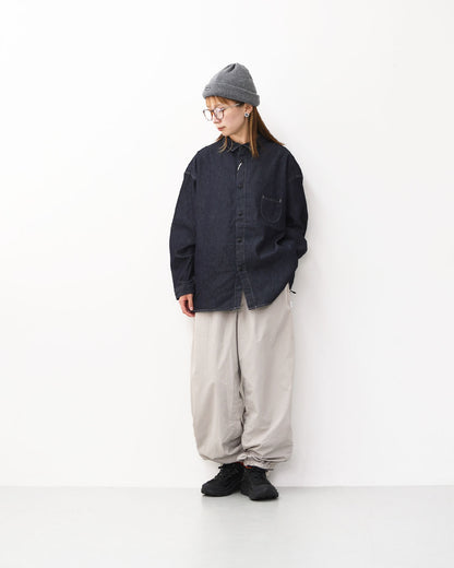 prit [プリット] 6ozデニム レギュラーカラーシャツ [P80644] デニムシャツ・ライトデニム・レギュラーカラー・LADY'S [2025AW]