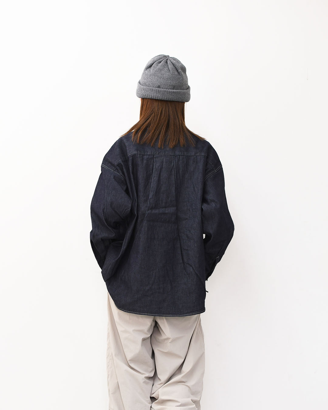 prit [プリット] 6ozデニム レギュラーカラーシャツ [P80644] デニムシャツ・ライトデニム・レギュラーカラー・LADY'S [2025AW]