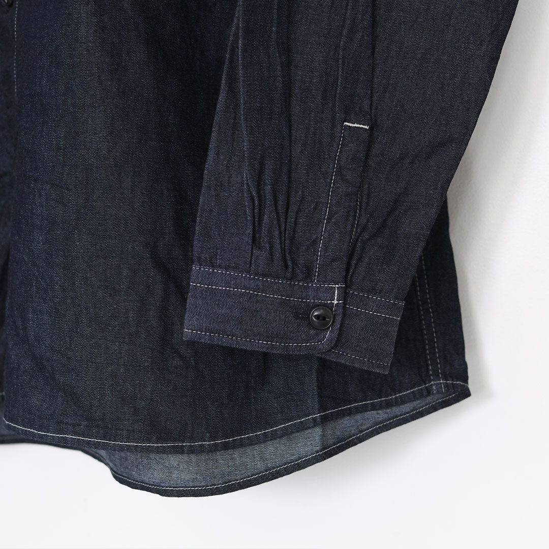 prit [プリット] 6ozデニム レギュラーカラーシャツ [P80644] デニムシャツ・ライトデニム・レギュラーカラー・LADY'S [2025AW]