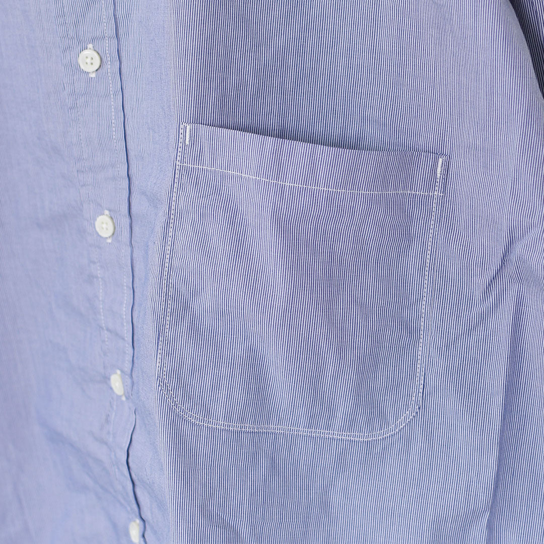 prit [プリット] 40/1ブロードストライプ　レギュラーカラービッグシャツ [P80652] ストライツシャツ・ビッグシルエット・レギュラーカラー・コットン・LADY'S [2025AW]