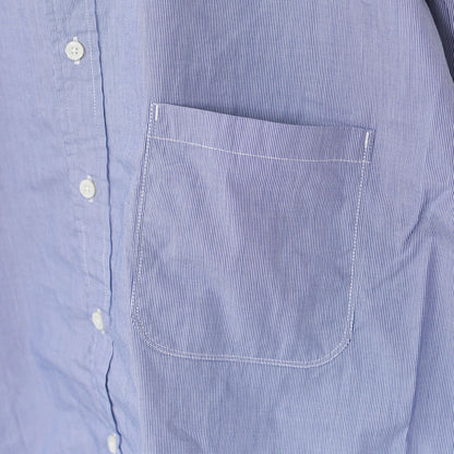 prit [プリット] 40/1ブロードストライプ　レギュラーカラービッグシャツ [P80652] ストライツシャツ・ビッグシルエット・レギュラーカラー・コットン・LADY'S [2025AW]