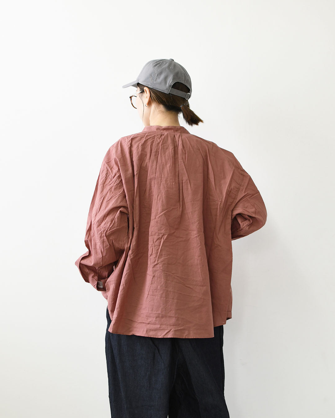 prit [プリット] 100/2甘ボイルスタンドカラーポケットシャツ [p80713] スタンドカラー・LADY'S [2026AW]