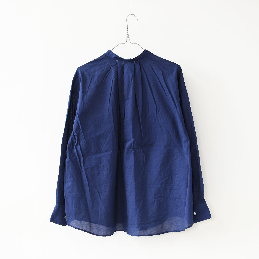 prit [プリット] 100/2甘ボイルスタンドカラーポケットシャツ [p80713] スタンドカラー・LADY'S [2026AW]