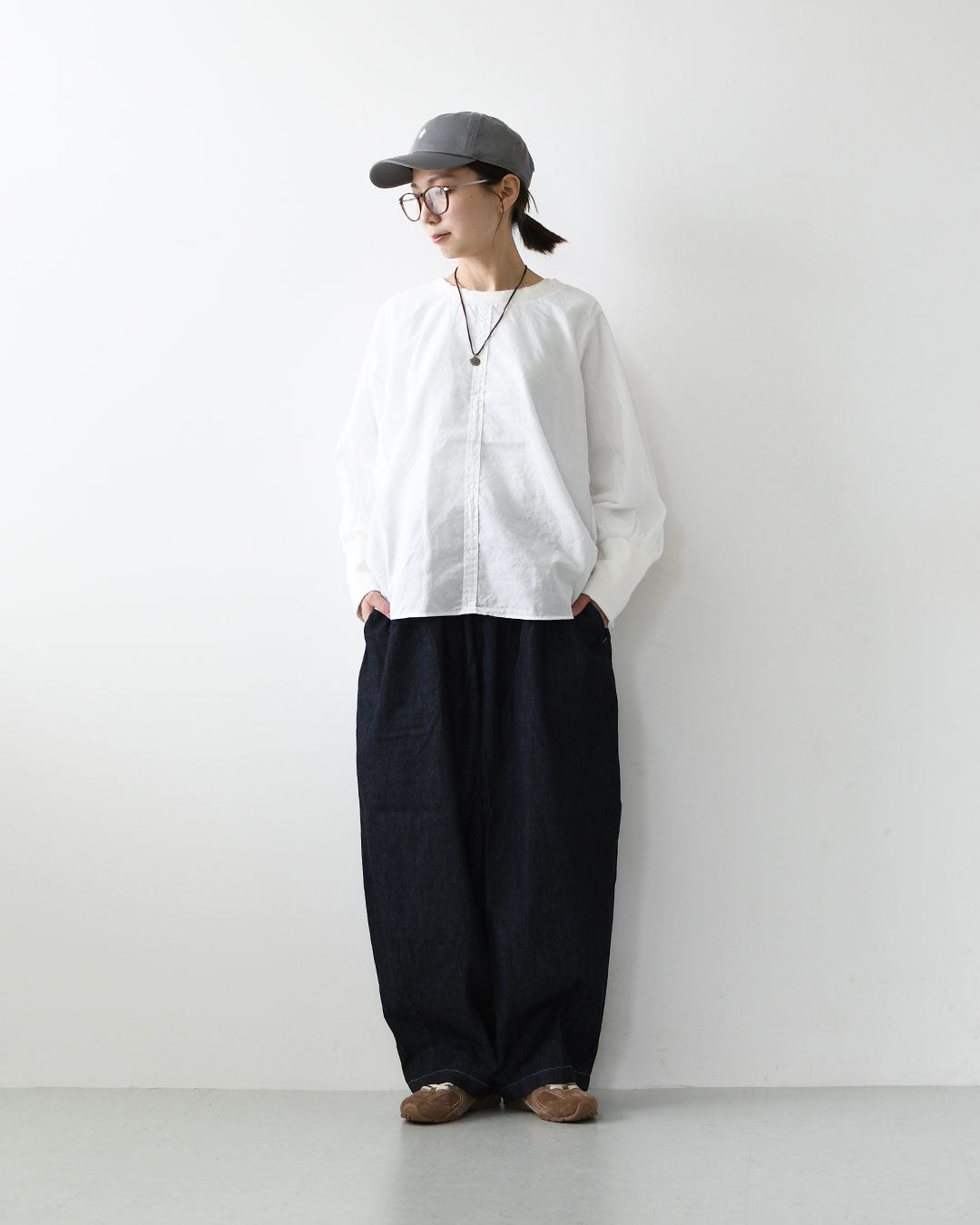 prit [プリット] 100/2甘ボイルボリュームスリーブプルオーバー [p80715] プルオーバー・LADY'S [2026AW]