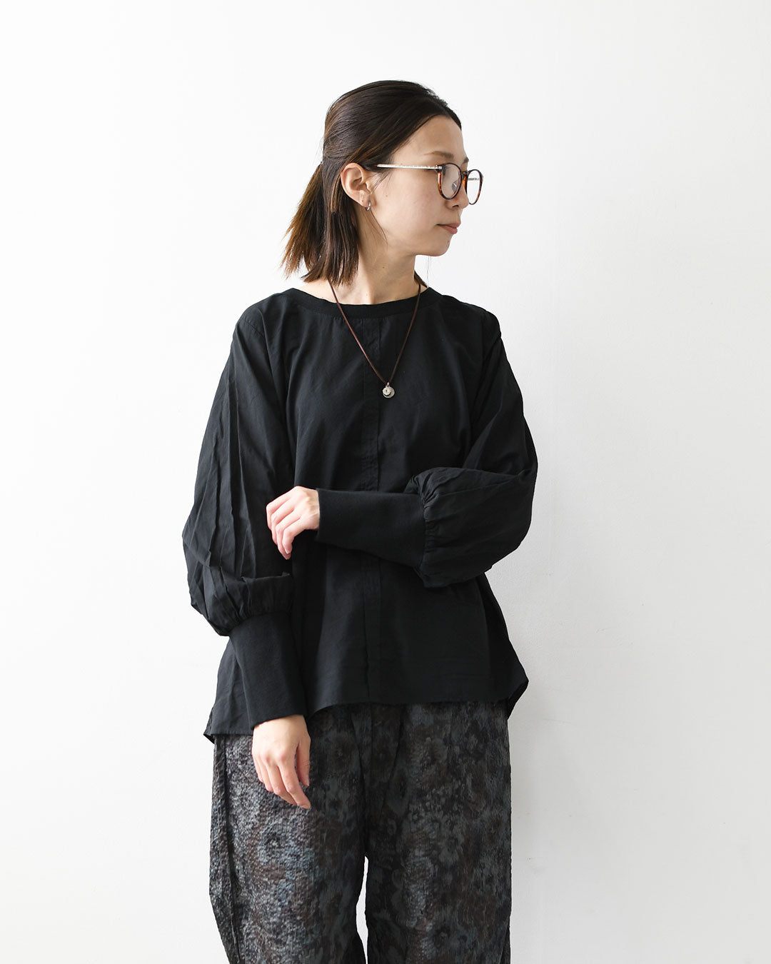 prit [プリット] 100/2甘ボイルボリュームスリーブプルオーバー [p80715] プルオーバー・LADY'S [2026AW]