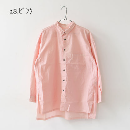 prit [プリット] 80/1タイプライターレギュラーカラーオーバーサイズロングシャツ [p80753] オーバーサイズ・ゆったりサイズ・羽織り・LADY'S [2026AW]