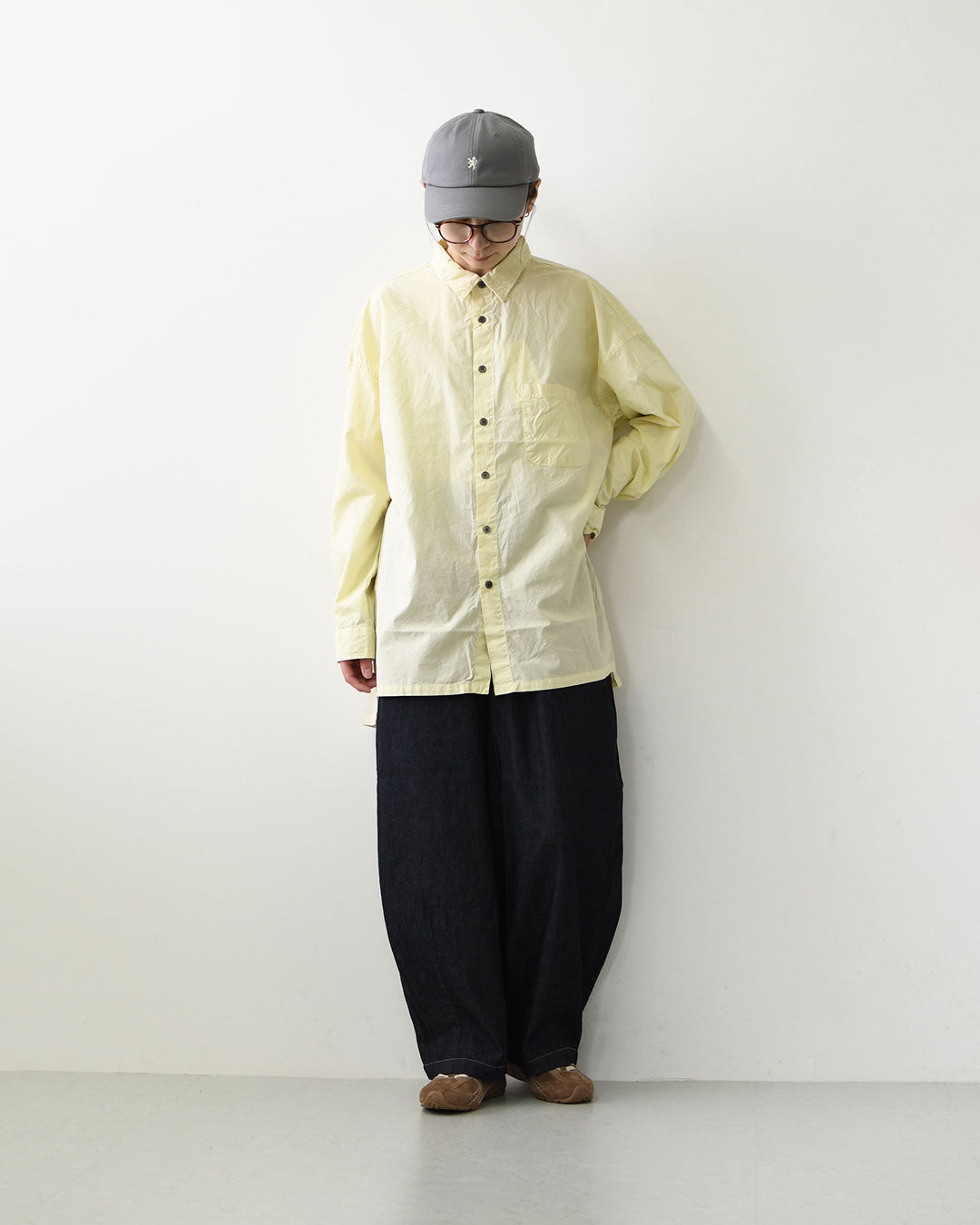 prit [プリット] 80/1タイプライターレギュラーカラーオーバーサイズロングシャツ [p80753] オーバーサイズ・ゆったりサイズ・羽織り・LADY'S [2026AW]