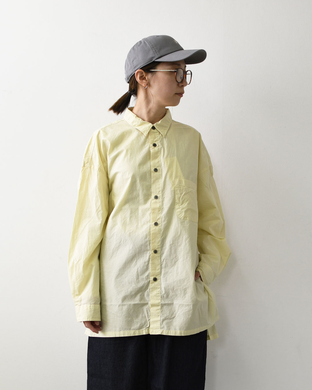 prit [プリット] 80/1タイプライターレギュラーカラーオーバーサイズロングシャツ [p80753] オーバーサイズ・ゆったりサイズ・羽織り・LADY'S [2026AW]