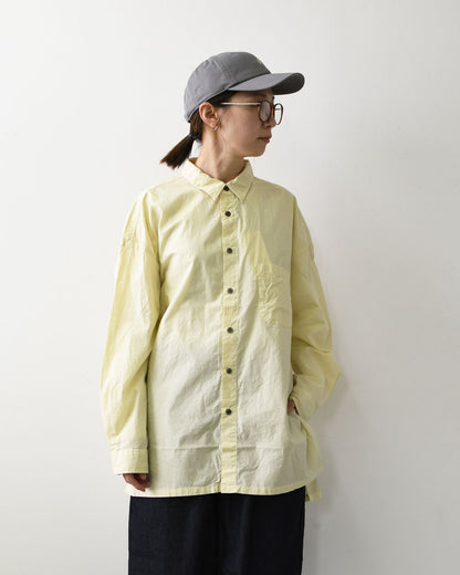 prit [プリット] 80/1タイプライターレギュラーカラーオーバーサイズロングシャツ [p80753] オーバーサイズ・ゆったりサイズ・羽織り・LADY'S [2026AW]