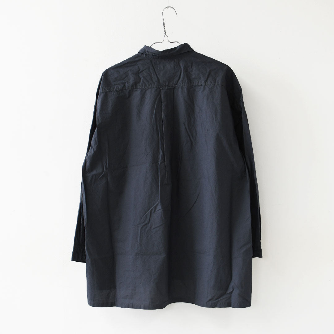 prit [プリット] 80/1タイプライターレギュラーカラーオーバーサイズロングシャツ [p80753] オーバーサイズ・ゆったりサイズ・羽織り・LADY'S [2026AW]