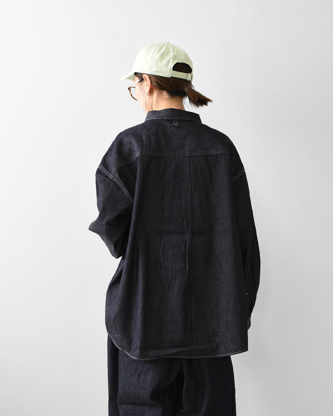 prit [プリット] 6ozデニムレギュラーカラーシャツ [p80757] レギュラーカラー・デニム・LADY'S [2026AW]