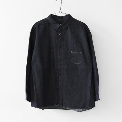 prit [プリット] 6ozデニムレギュラーカラーシャツ [p80757] レギュラーカラー・デニム・LADY'S [2026AW]