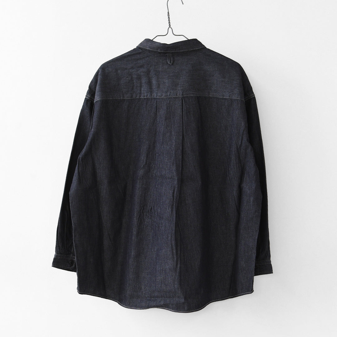 prit [プリット] 6ozデニムレギュラーカラーシャツ [p80757] レギュラーカラー・デニム・LADY'S [2026AW]