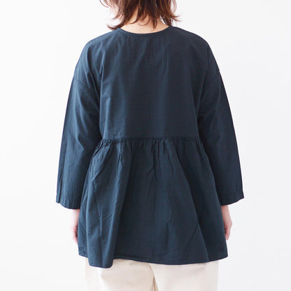 prit [プリット] 60/1オーガニックコットンサッカー2way切替ギャザープルオーバー [P81443] [2024SS]