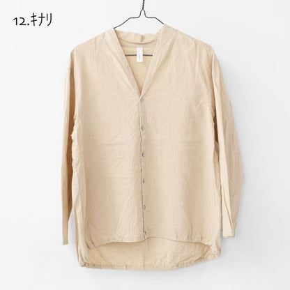 prit [プリット] 20/1リネンコットンボイル 裾ゴムカーディガン [P81510] [2025SS]
