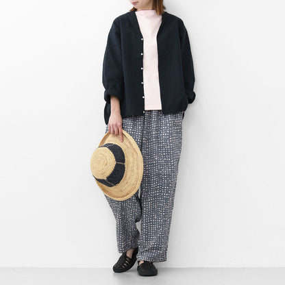 prit [プリット] 20/1リネンコットンボイル 裾ゴムカーディガン [P81510] [2025SS]