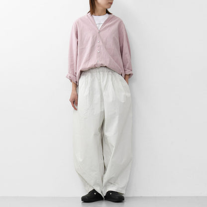 prit [プリット] 20/1リネンコットンボイル 裾ゴムカーディガン [P81510] [2025SS]