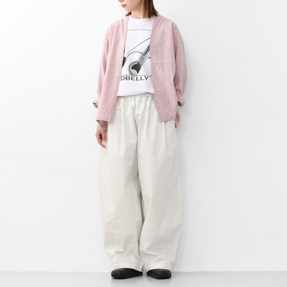 prit [プリット] 20/1リネンコットンボイル 裾ゴムカーディガン [P81510] [2025SS]