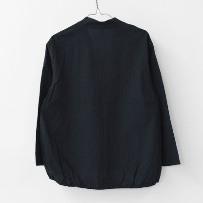 prit [プリット] 20/1リネンコットンボイル 裾ゴムカーディガン [P81510] [2025SS]