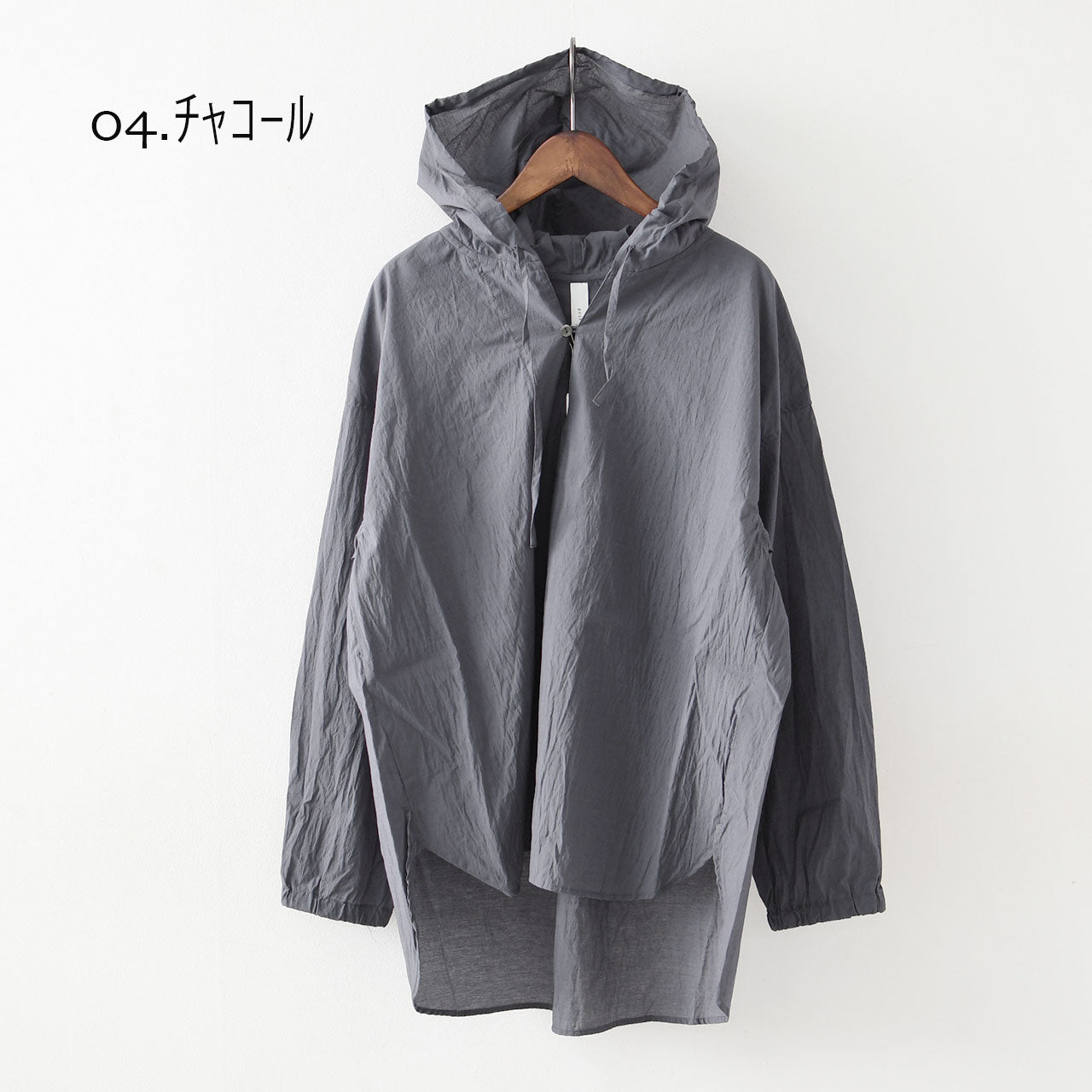 prit [プリット] エアリーコットンフードプルオーバーシャツ [P81519] [2025SS]