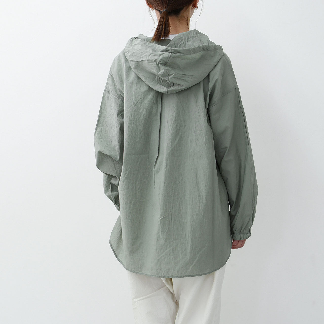 prit [プリット] エアリーコットンフードプルオーバーシャツ [P81519] [2025SS]