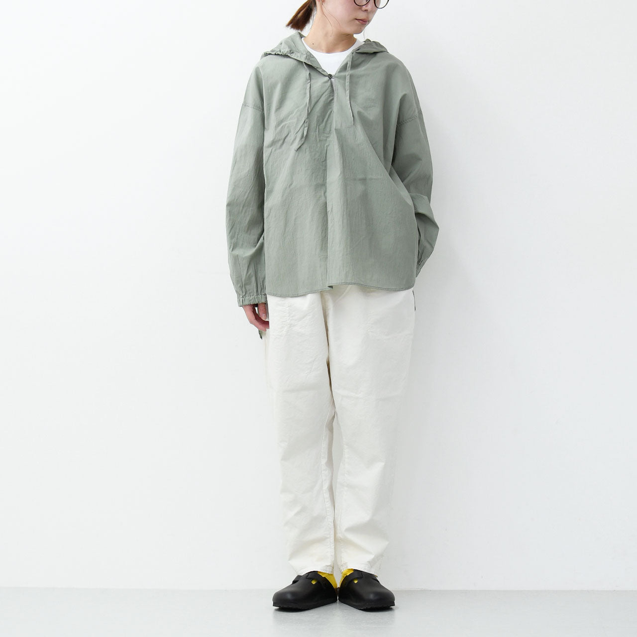 prit [プリット] エアリーコットンフードプルオーバーシャツ [P81519] [2025SS]