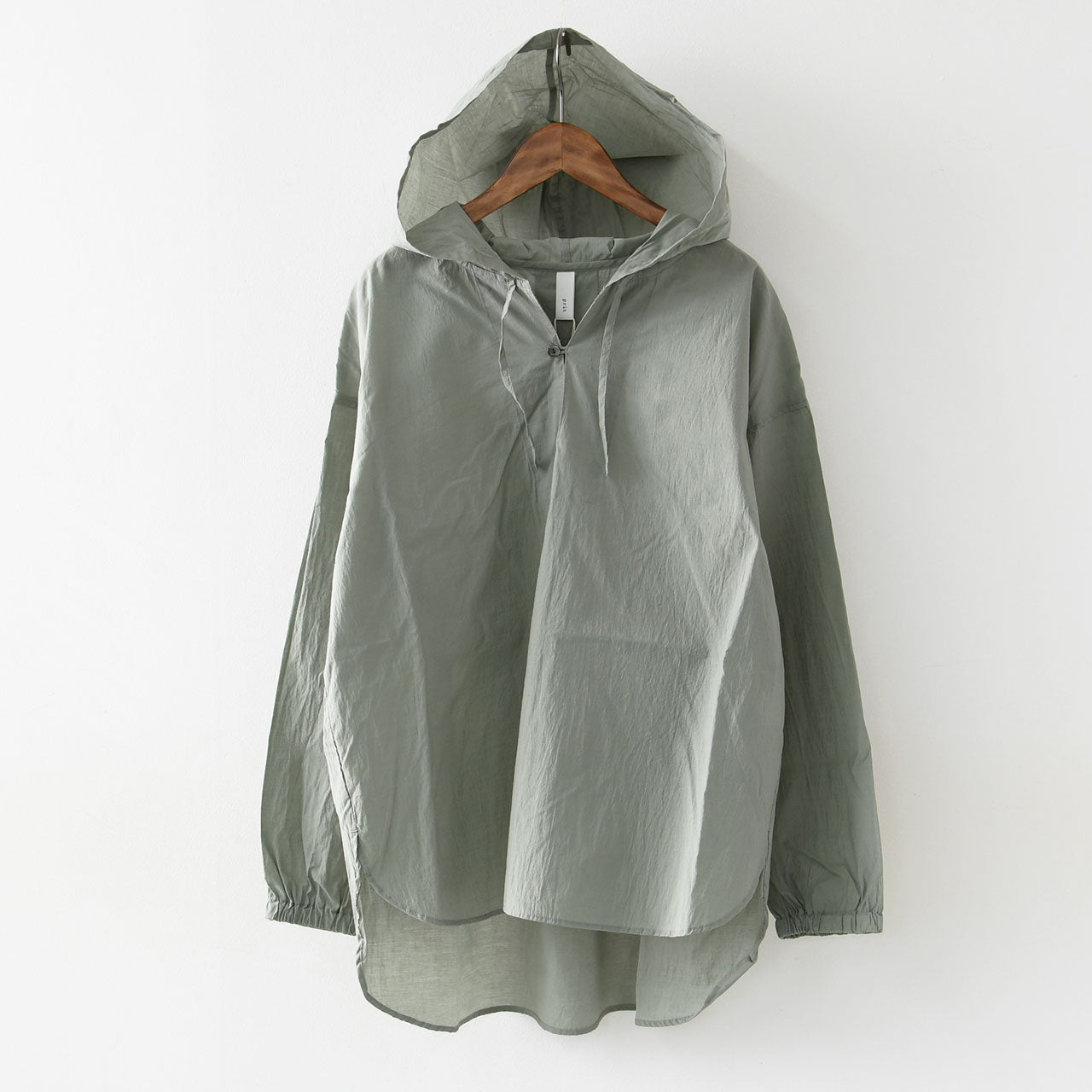 prit [プリット] エアリーコットンフードプルオーバーシャツ [P81519] [2025SS]