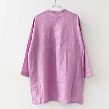 prit [プリット] 60/1フレンチリネン スタンドカラープルオーバーチュニック [P81544] [2025SS]