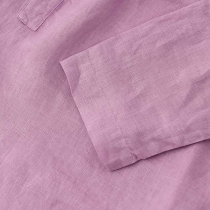 prit [プリット] 60/1フレンチリネン スタンドカラープルオーバーチュニック [P81544] [2025SS]