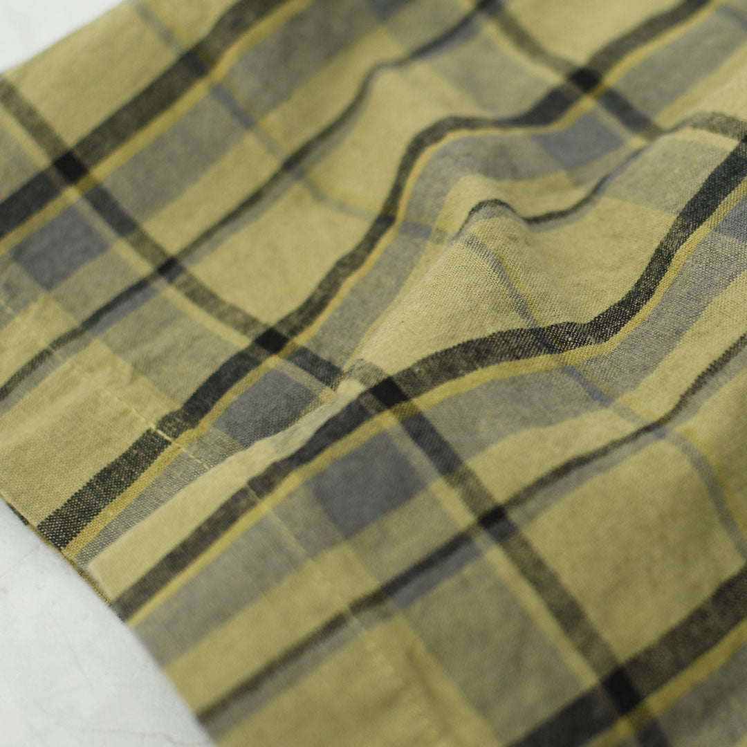 prit [プリット] 16/1リネンコットンチェック2wayべスト [P81608] ベスト・2wayベスト・チェック・コットンリネン・LADY'S [2026SS]