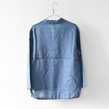 prit [プリット] ラミーバイオクラス裾ゴムカーディガン [P81619] スタンドカラー・オーバーサイズ・ゆったりサイズ・チェック柄・ドロップショルダー・LADY'S [2026SS]