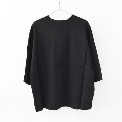 prit [プリット] リネンレーヨンストレッチ7分袖裾ヒモプルオーバー [P81625] スタンドカラー・オーバーサイズ・ゆったりサイズ・チェック柄・ドロップショルダー・LADY'S [2026SS]