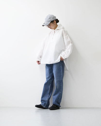 prit [プリット] エアリーコットンフードプルオーバーシャツ [P81628] フード付きシャツ・プルオーバーシャツ・ゆったりシルエット・LADY'S [2026SS]