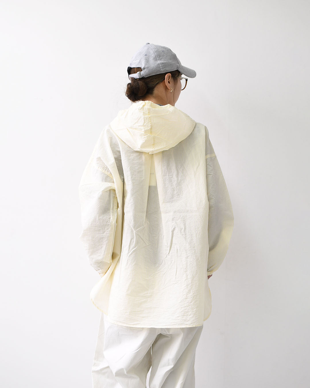 prit [プリット] エアリーコットンフードプルオーバーシャツ [P81628] フード付きシャツ・プルオーバーシャツ・ゆったりシルエット・LADY'S [2026SS]