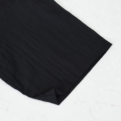 prit [プリット] ナイロンシアーペーパーリップストップ5分袖Tシャツ  [P82602] シアー素材・5部袖・オーバーサイズ・ゆったりサイズ・プルオーバー・透け感・LADY'S [2026SS]